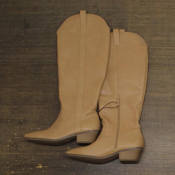 Universal Thread Womens Sommer Western Boots 87929896 Light Brown 8M - Picture 1 of 8